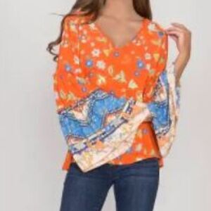 Cute Top with Bell Sleeves